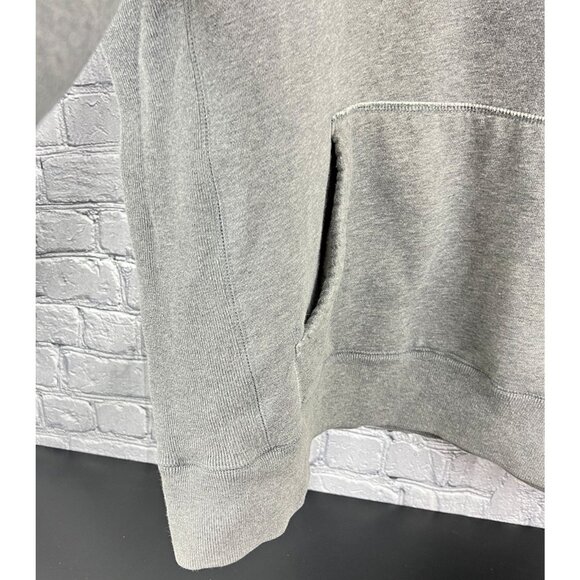 Vtg Abercrombie Fitch Hoodie Men’s XL Spell Out Pullover Gray 90s Y2K Sweatshirt - Picture 7 of 11